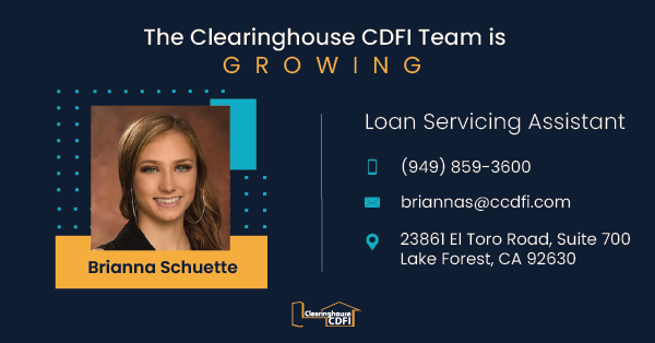 CCDFI Welcomes Brianna Schuette