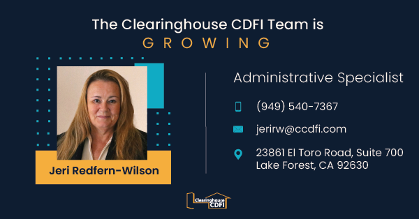 CCDFI Welcomes Jeri Redfern-Wilson, Administrative Specialist - 2024 